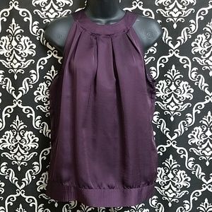 Calvin Klein dark purple sleeveless top, size S